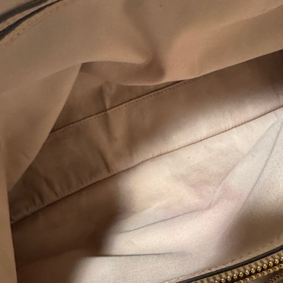 Tory Burch Mcgraw Triple-compartment Tote Devon Sand Nude Pebbled Leather - Picture 13 of 13